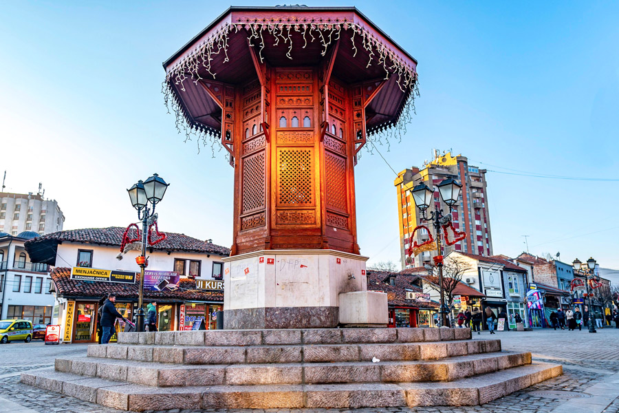 Ottoman-style Wooden Fountain, Hamamönü Restored Area Ottoman-style Wooden Fountain, Hamamönü Restored Area