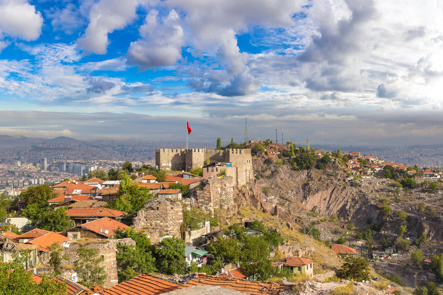 Ankara Castle near Museum of Anatolian Civilizations