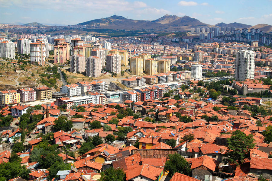 Panoramic View over Ankara Panoramic View over Ankara