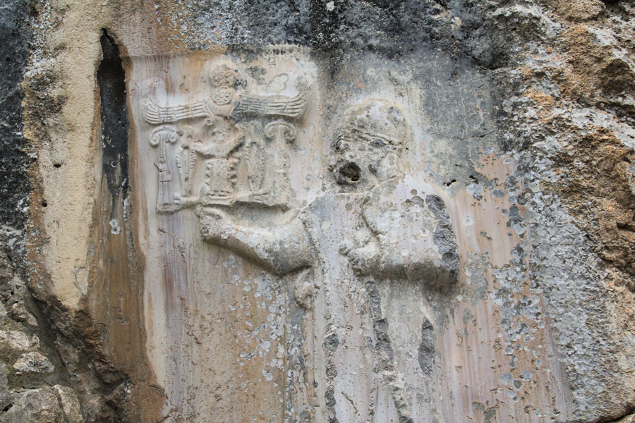 Relief of King Tudhaliya IV in Yazılıkaya Hattusa