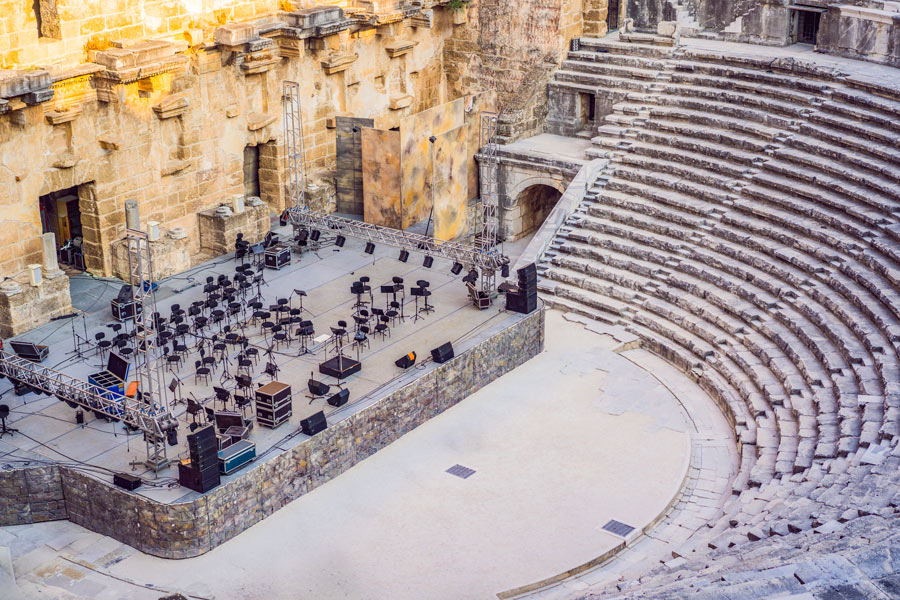 Aspendos Ancient Theatre, Antalya Aspendos Ancient Theatre, Antalya
