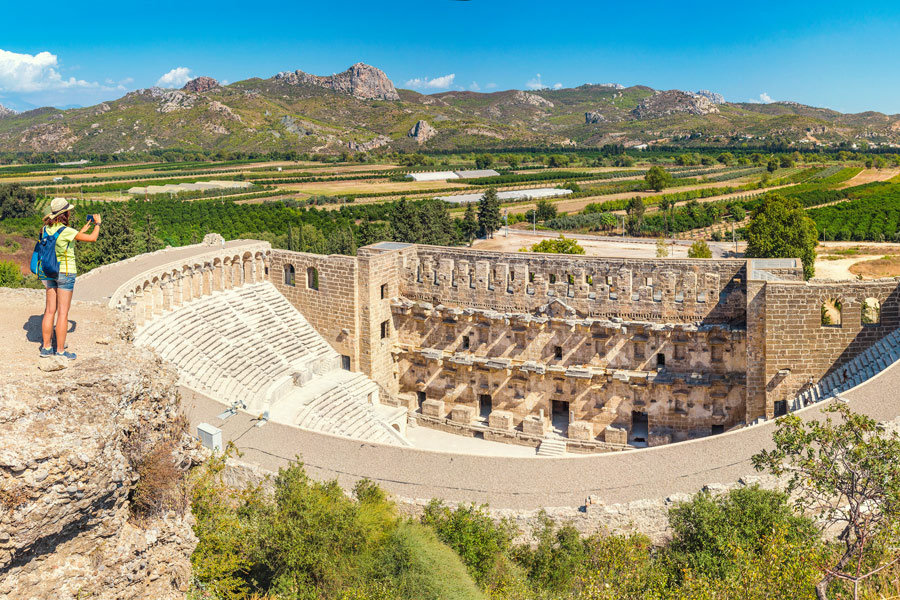 Aspendos Ancient Theatre, Antalya Aspendos Ancient Theatre, Antalya
