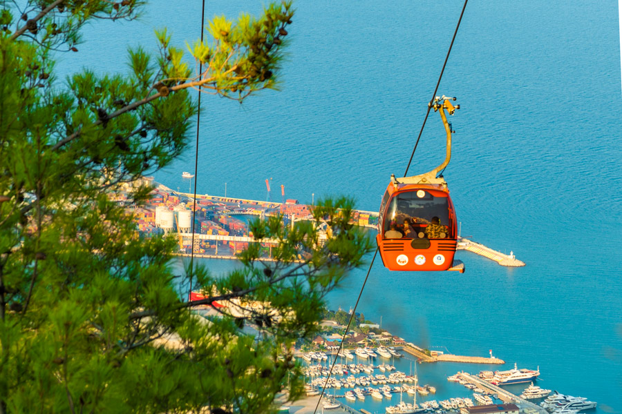 The Cable Car at the Düden Waterfalls, Antalya