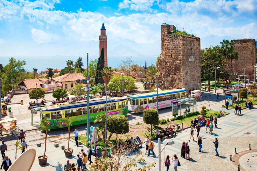 Tram, Antalya Old Harbour (Marina)