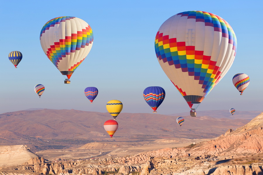 Balloons, Cappadocia, Central Anatolia Region