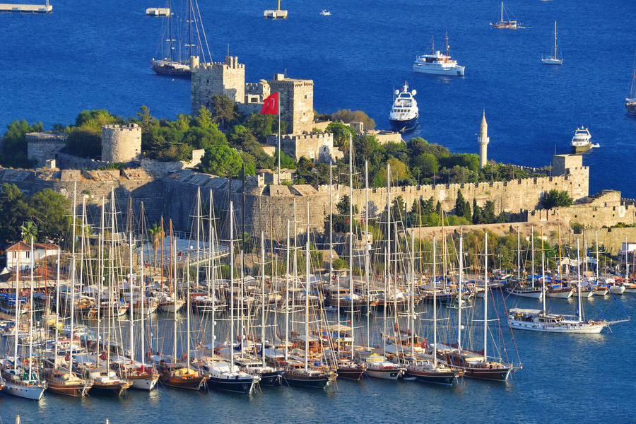 Bodrum Harbor, Turkey