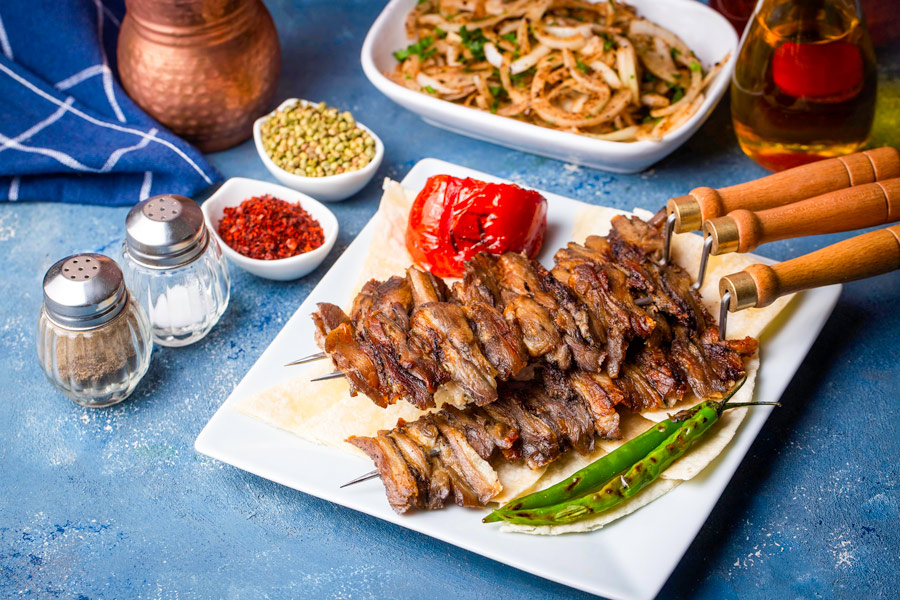 Cağ Kebabı, Food in Erzurum