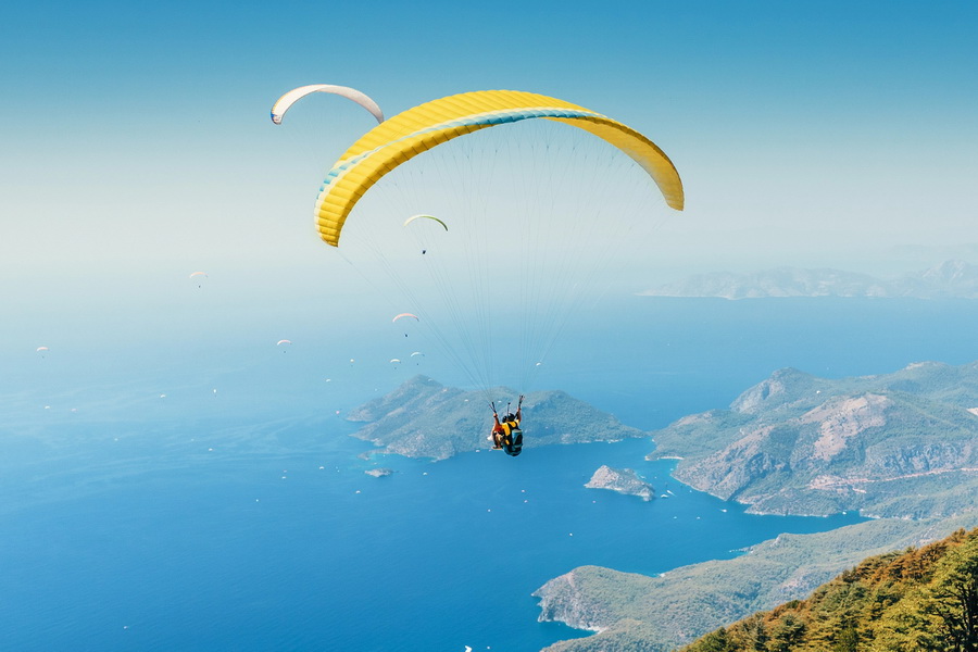 Paragliding from Babadağ Mountain