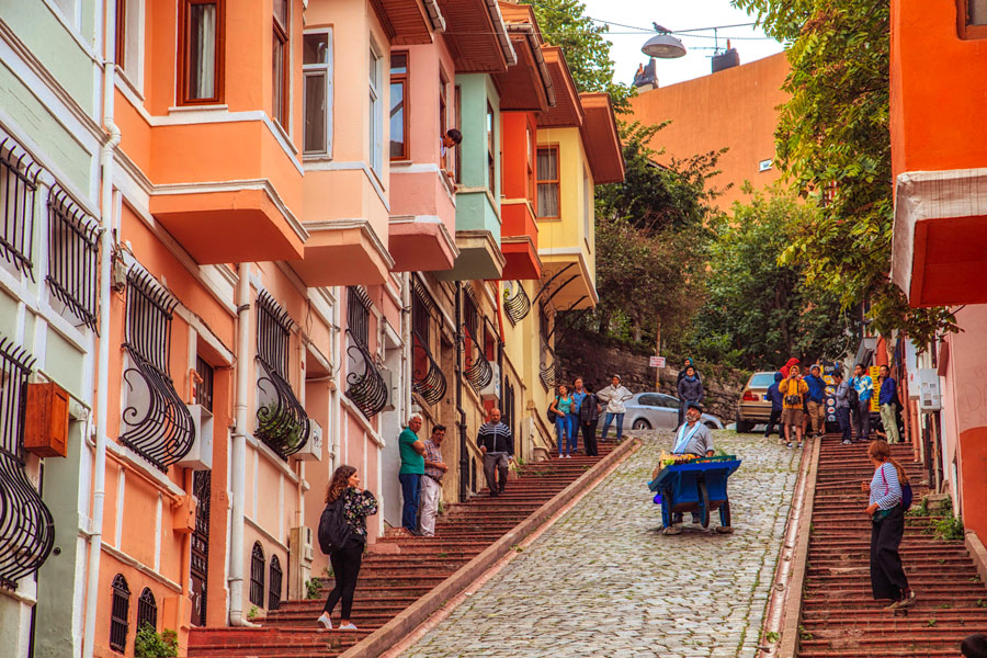 Balat Staircase Slope, Istanbul