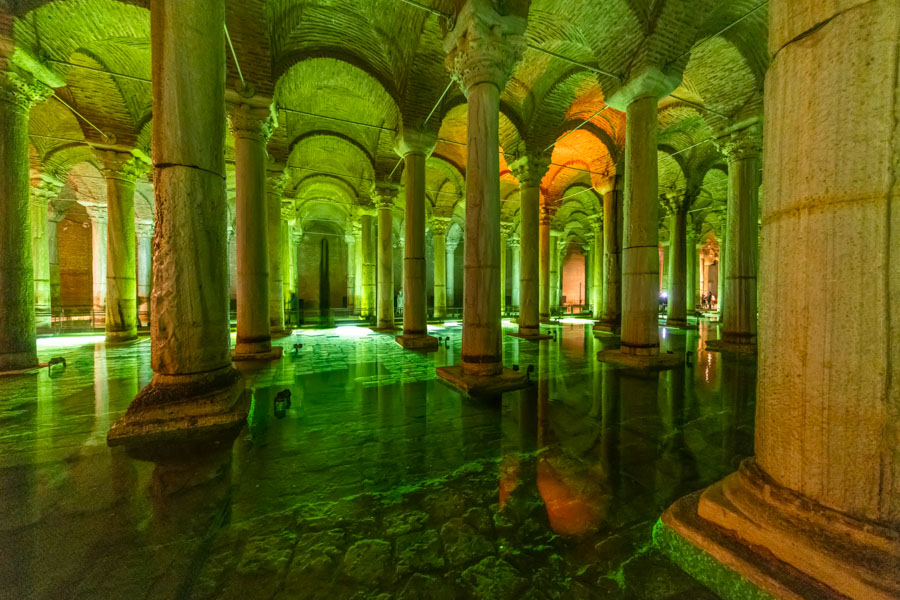 Basilica Cistern Lighting Basilica Cistern Lighting, Istanbul