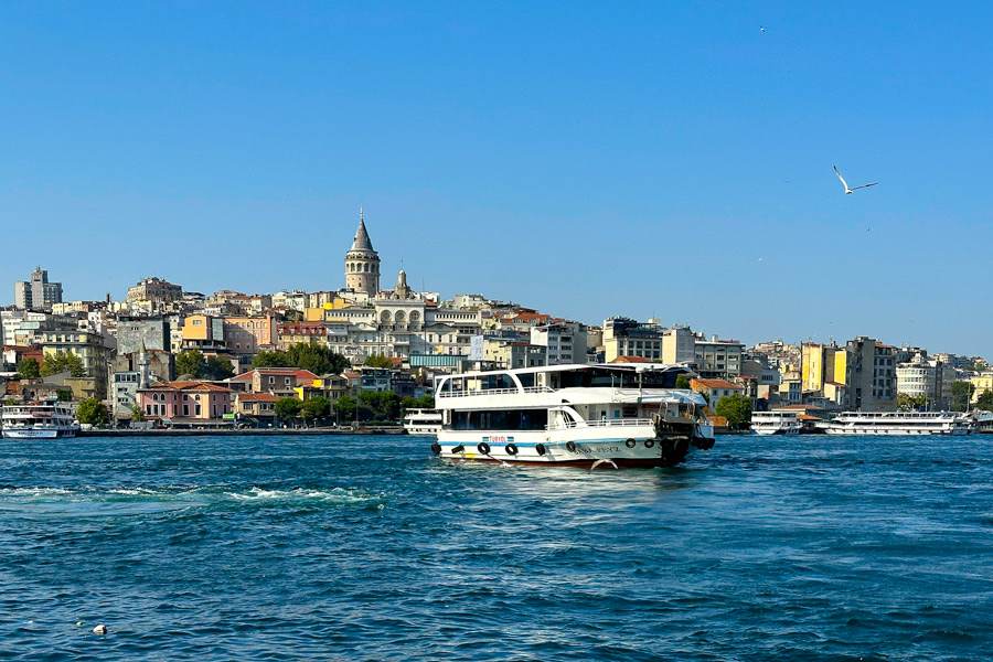 Sightseeing Cruises and Ferries on the Bosphorus Strait, Istanbul