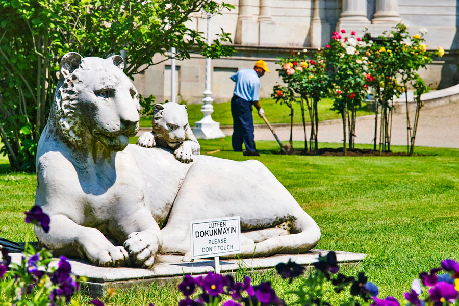 Garden of Dolmabahce Palace, Istanbul