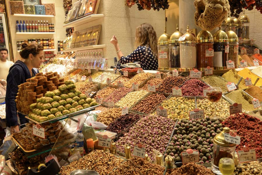 Turkish Delight and Spices, Egyptian Bazaar, Istanbul