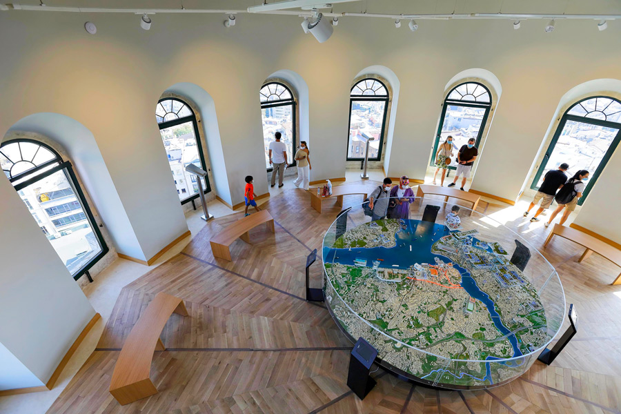 Inside the Istanbul Galata Tower Museum