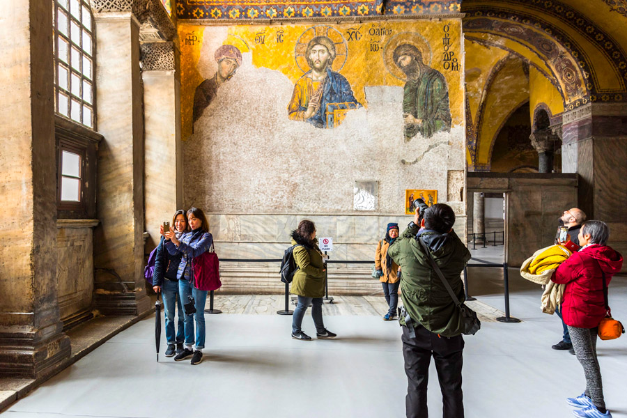 Deesis Mosaic, Hagia Sophia (Ayasofya Camii), Istanbul