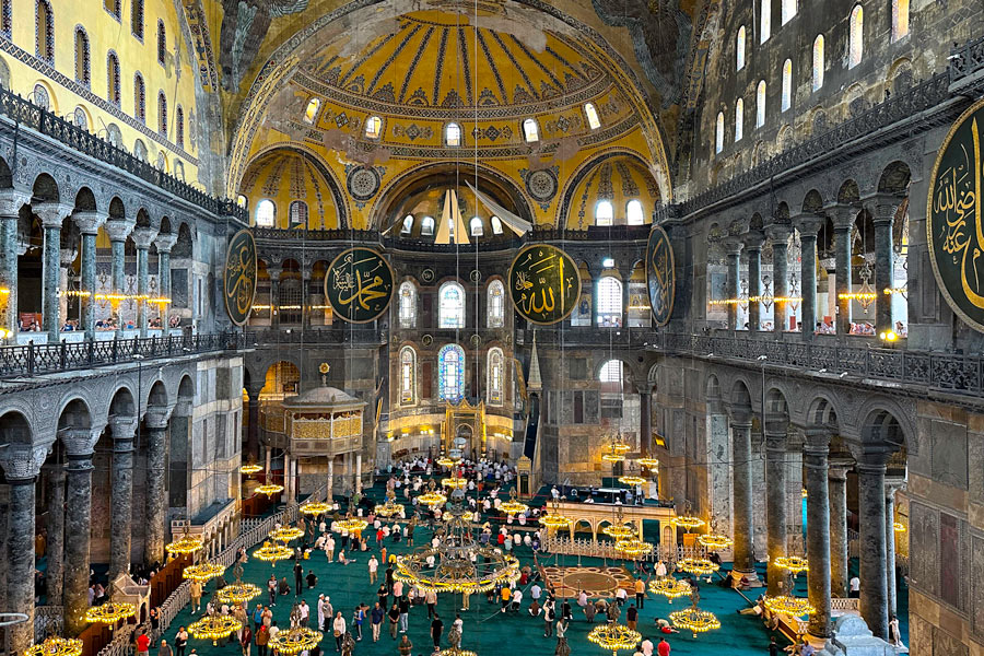 Interior, Hagia Sophia (Ayasofya Camii), Istanbul