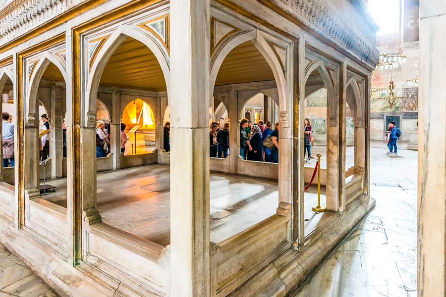 Hünkâr Mahfili, Hagia Sophia (Ayasofya Camii), Istanbul