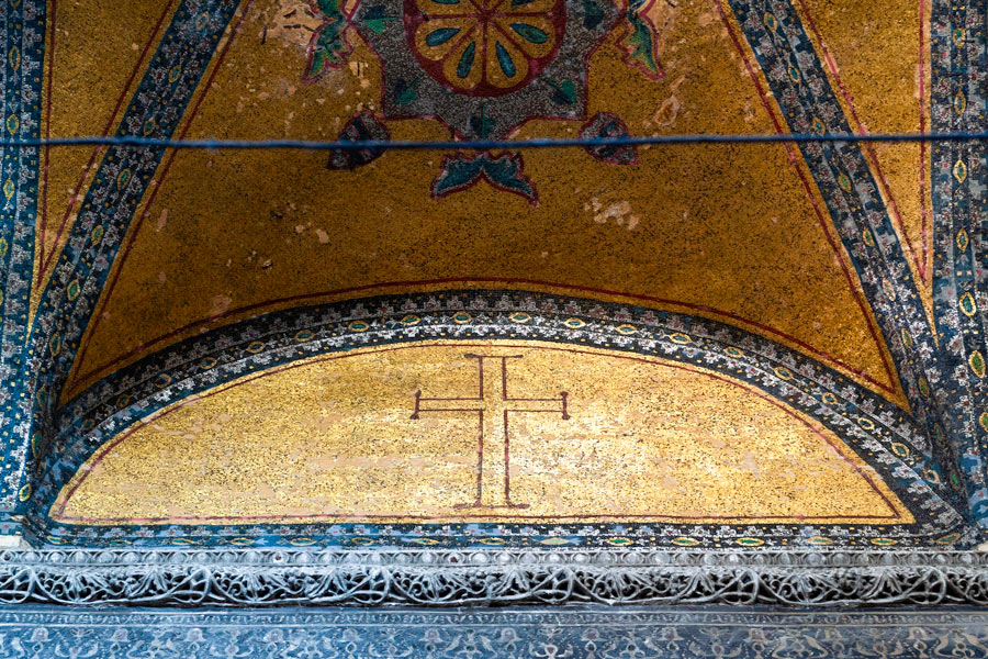 The Latin Cross Mosaic in Hagia Sophia, Istanbul