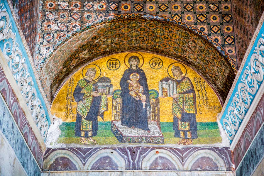 Byzantine Mosaic Artworks of South Vestibule
, Istanbul