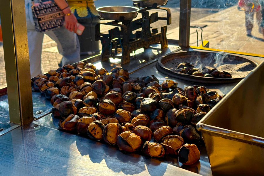 Roasted Chestnuts, Istiklal Street in Istanbul