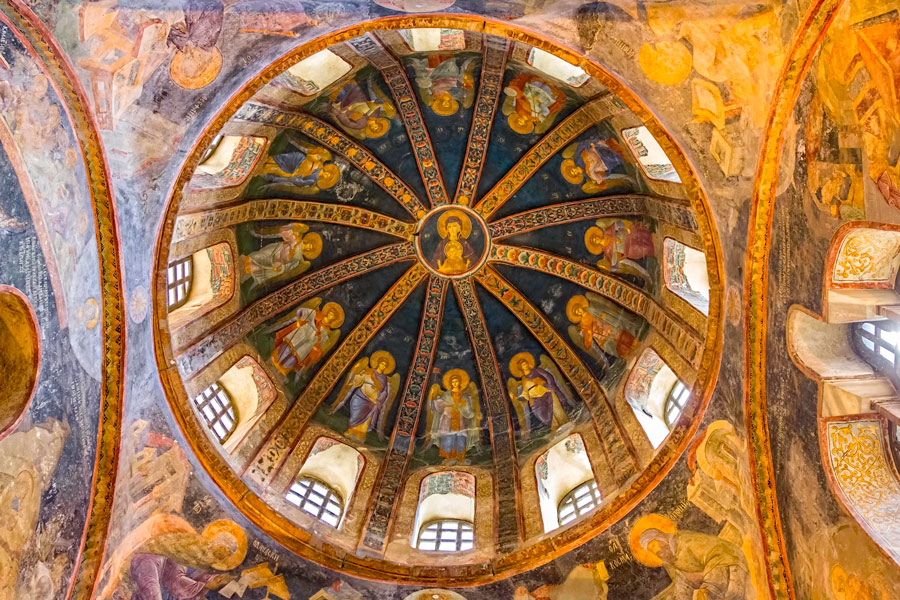 Virgin and Child Mosaic, Kariye Mosque, Istanbul, The Architecture and Design of Kariye Mosque