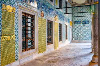 Topkapi Palace Harem Corridor, Istanbul, Turkey