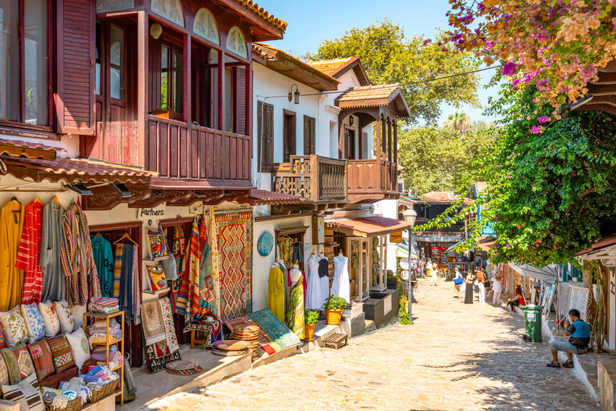 Shopping Street, Old Town, Kaş