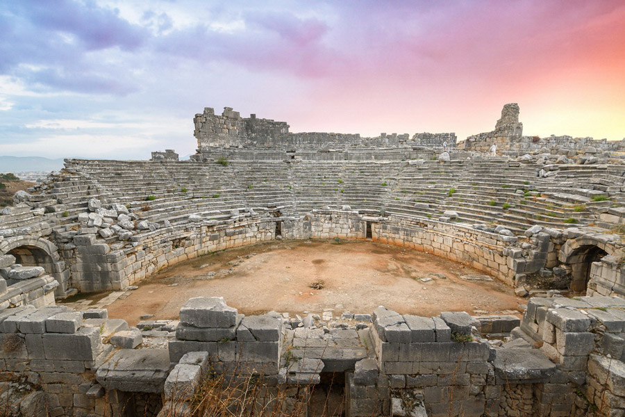 Xanthos Ancient City, History of Kaş