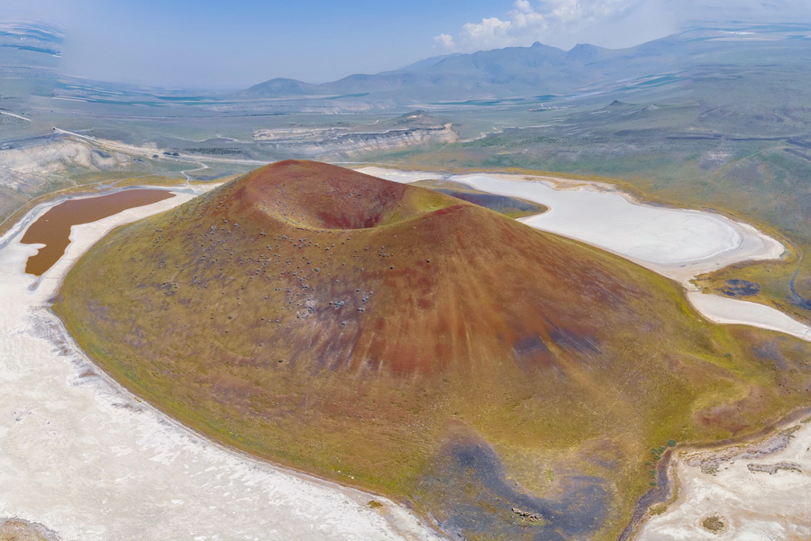 Volcanic Crater and Lake Meke, Vicinity of Konya