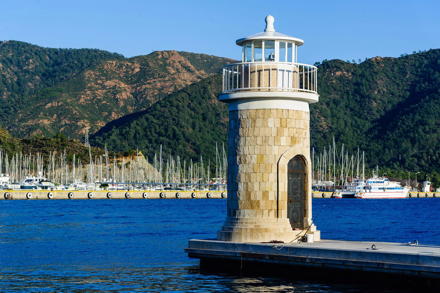 Lighthouse at Marmaris City Embankment
