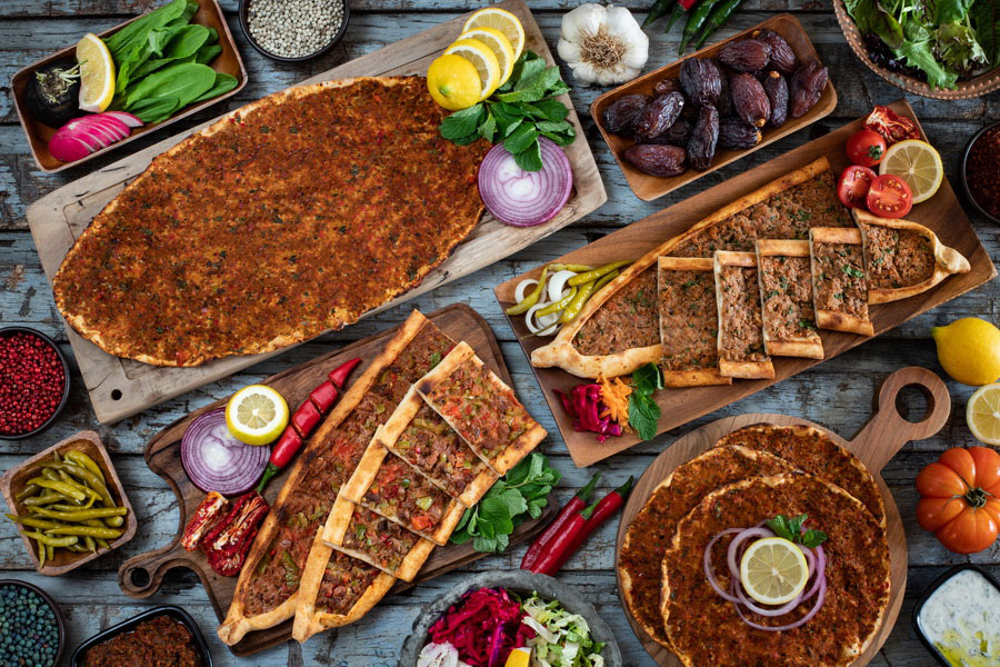 Variety of Pide, Food in Muğla