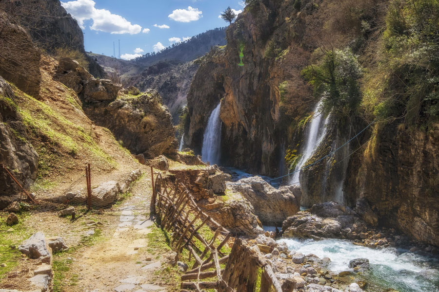 Waterfalls in Aladağlar National Park, National Parks and Reserves of the Central Anatolia Region