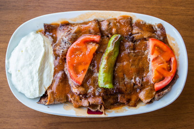 Iskender Kebab, Cocina Turca