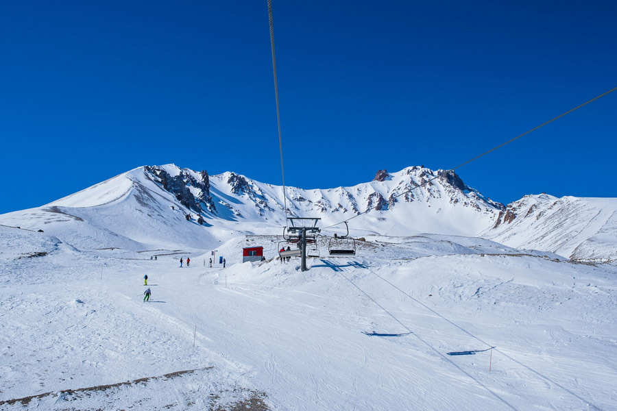 Ericyes Ski Resort sitting on a Dormant Volcano, Turkey