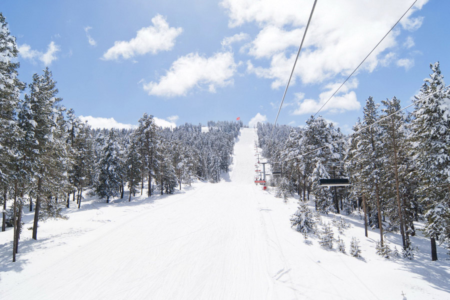 Sarıkamış Ski Resort close to the Ancient Silk Road, Turkey