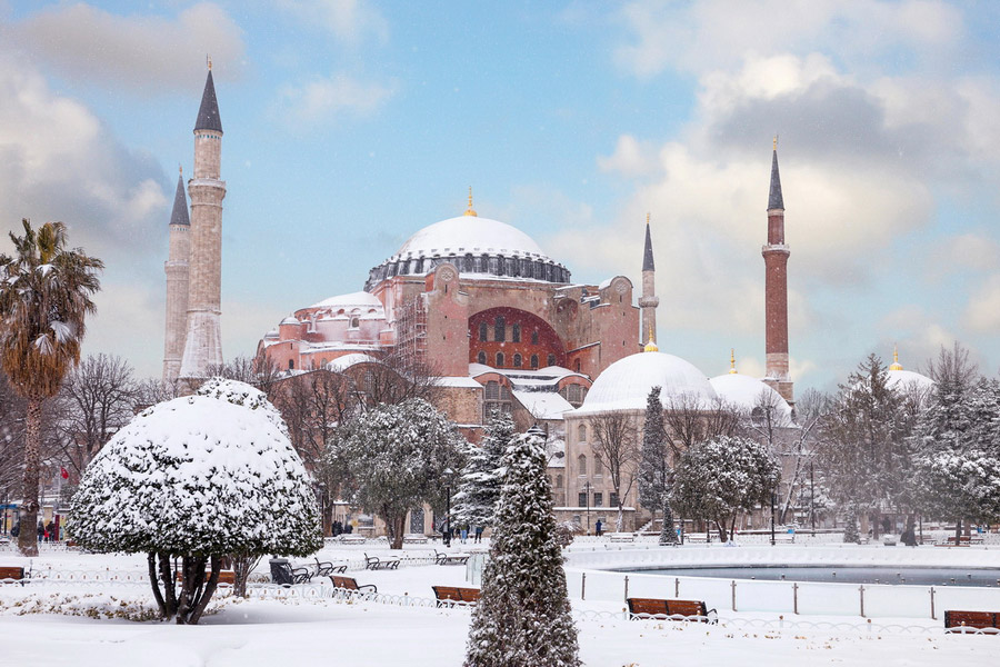 Hagia Sophia, Istanbul, Winter Getaways in Istanbul