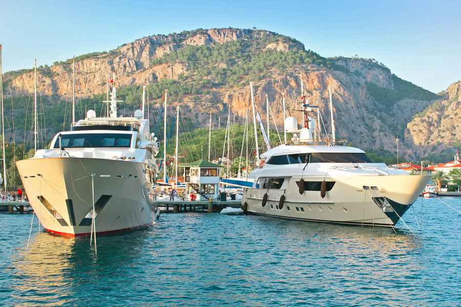 Luxury Boats in Fethiye, Turkey