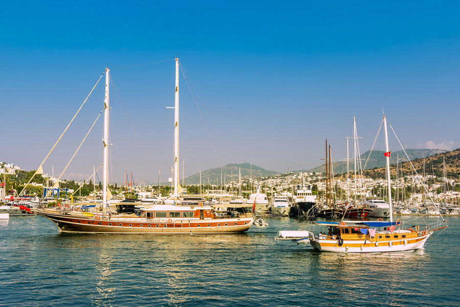 View of Harbour, Bodrum, Turkey