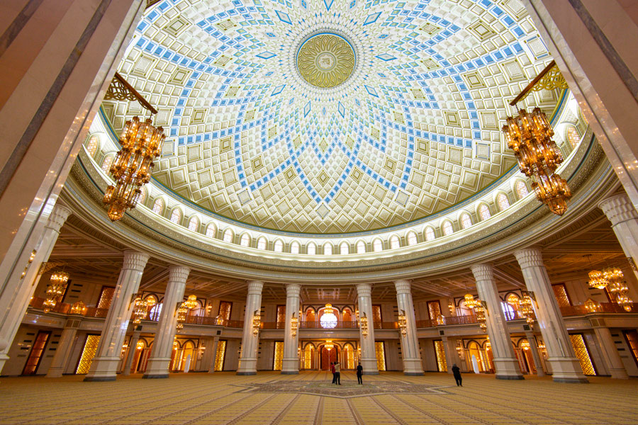 Moschea Turkmenbashi Ruhy vicino ad Ashgabat