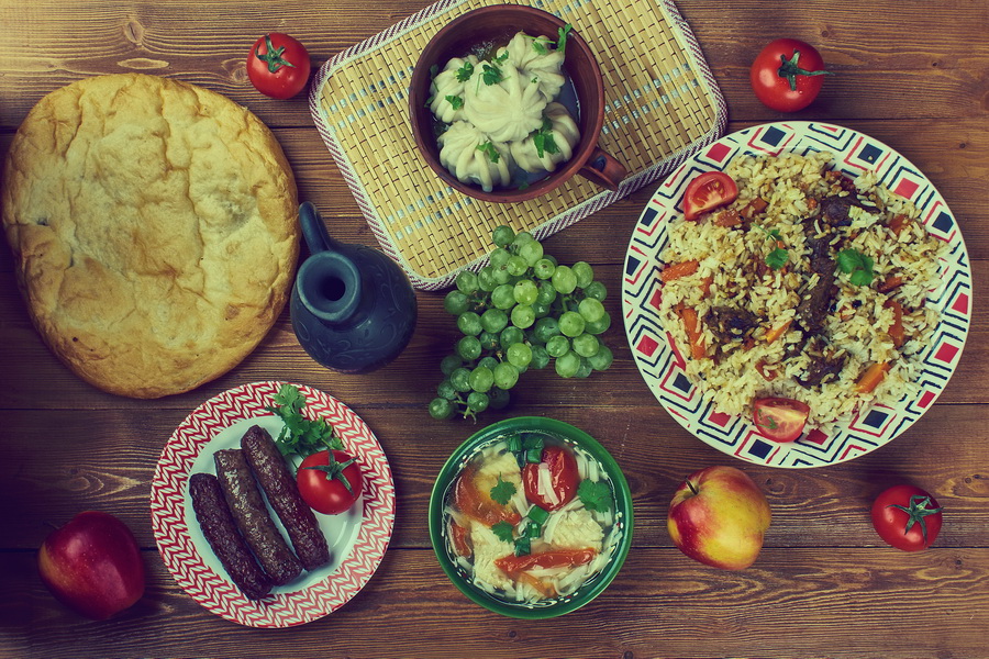 Turkmenische nationale Küche