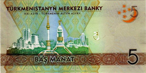 5 manat back
