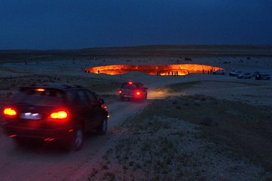 Darvaza gas crater, Turkmenistan