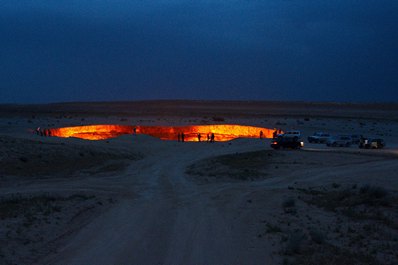 Darvaza gas crater, Turkmenistan