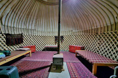 Yurt, Le camp de yourtes Darvaza
