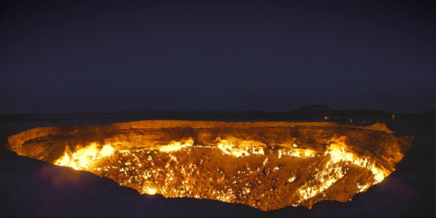Cráter de Gas Darvaza - Puerta al Infierno