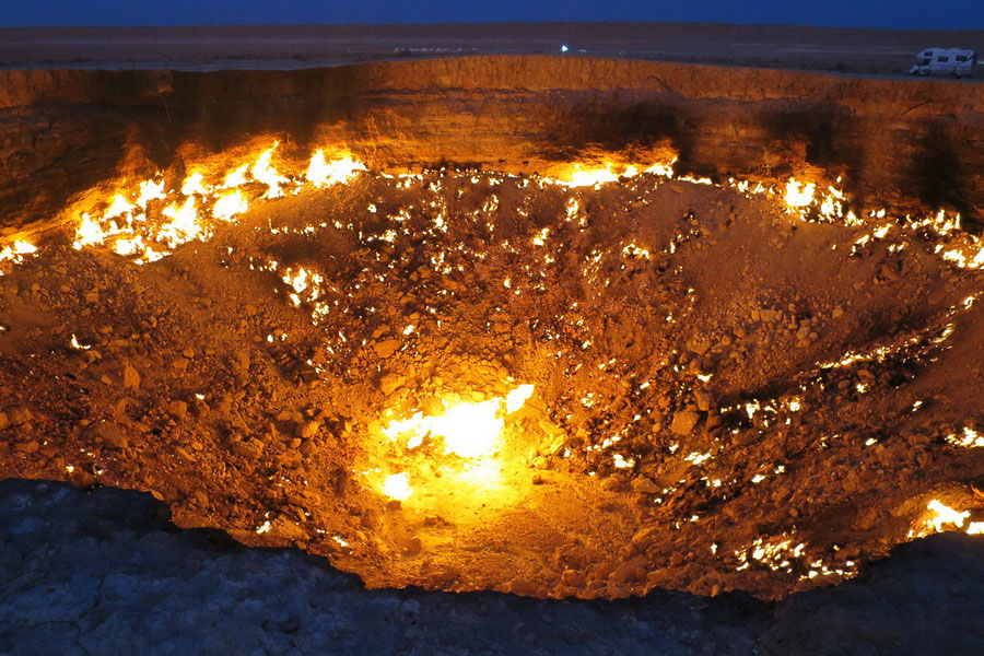 Krater von Derweze – Tor zur Hölle Krater von Derweze – Tor zur Hölle