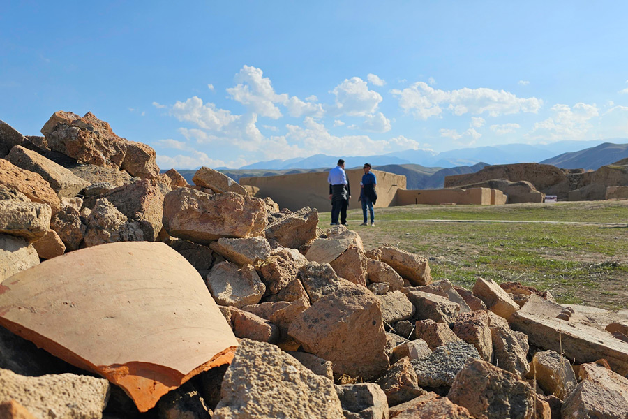 La antigua Nisa, cerca de Ashgabat