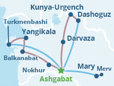 Turkmenistan Highlights Group Tour 2023-2024