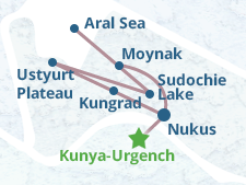 Tour map