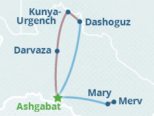 Circuit au Turkménistan 1